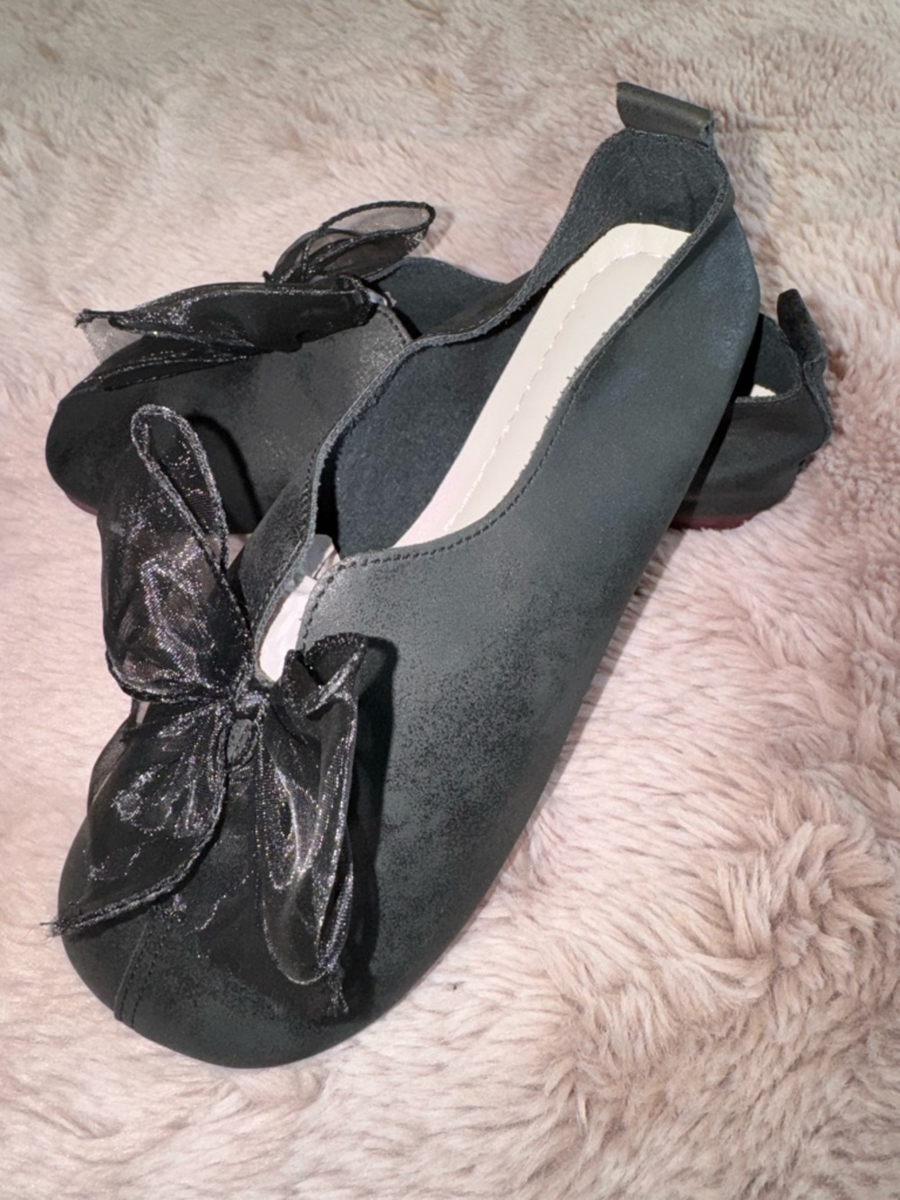 Bow Accent Flats Women Size 7 - Picture 4 of 7